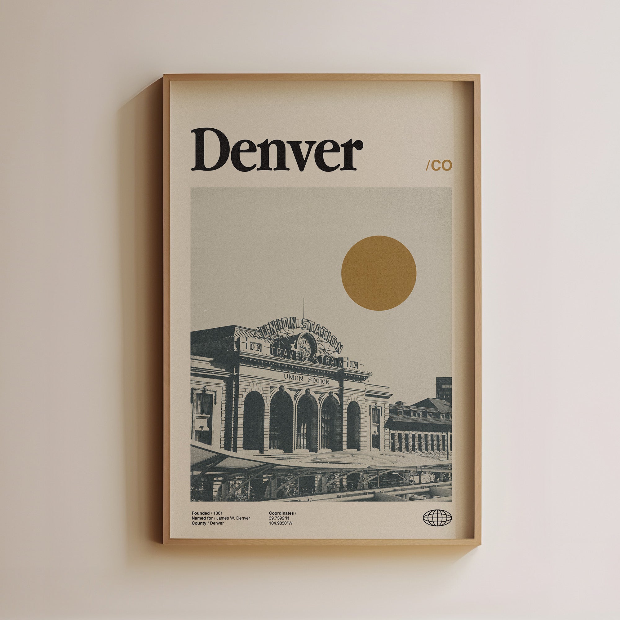 vinyage denver poster wall art