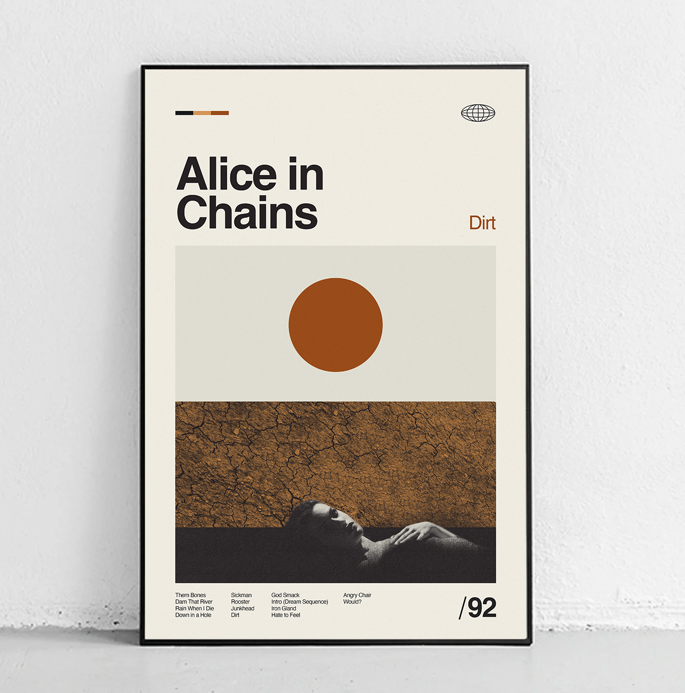 Alice In outlets Chains Dirt 2-Sided Double 12x12 Promo Poster Flats