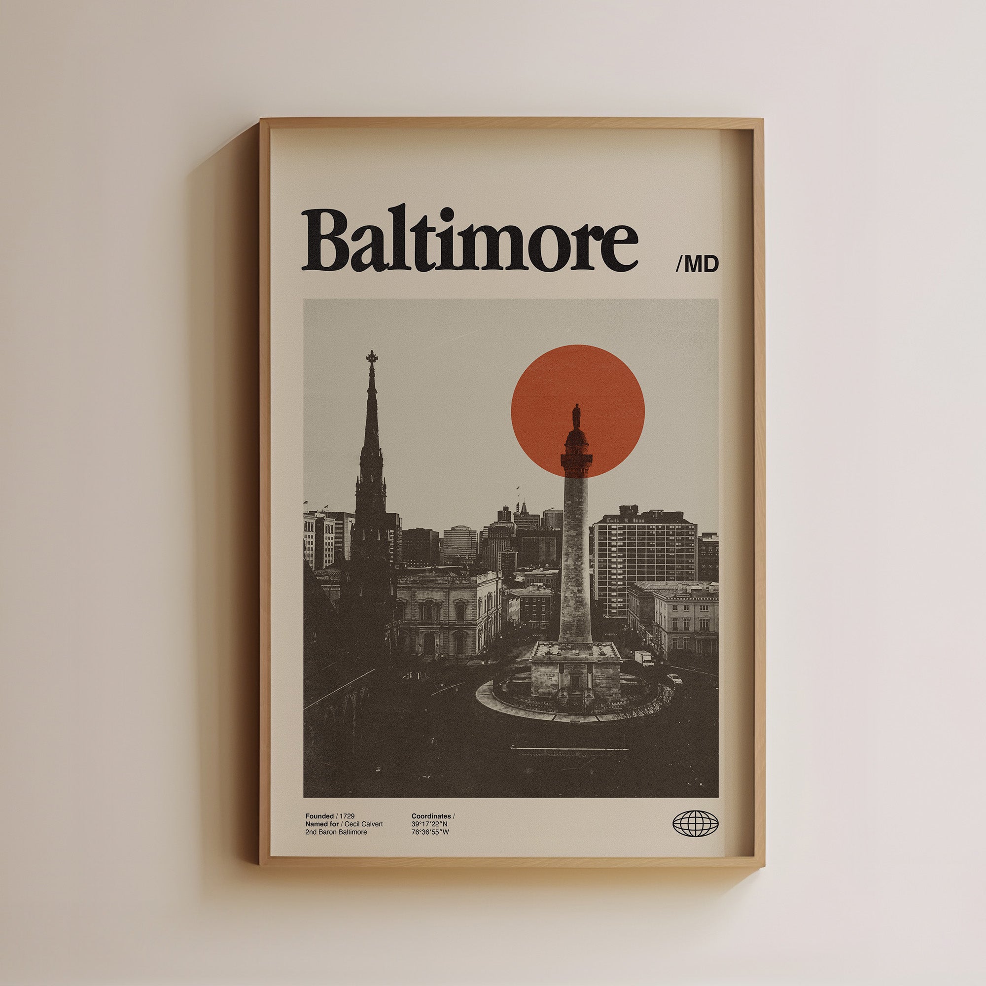 vintage baltimore poster