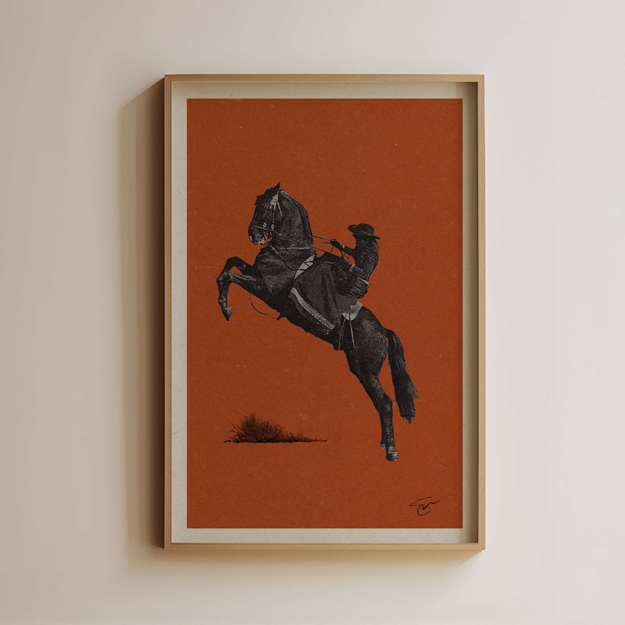 cowgirl wall art western