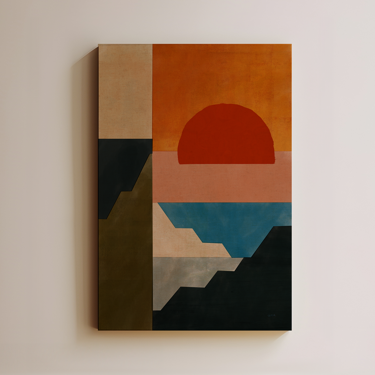 Escalones canvas wall art by Seb Moran