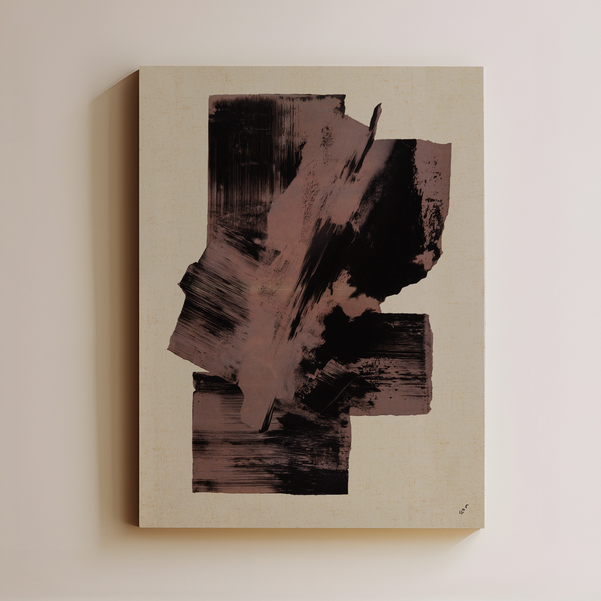Plum Forgot canvas wall art by Seb Moran