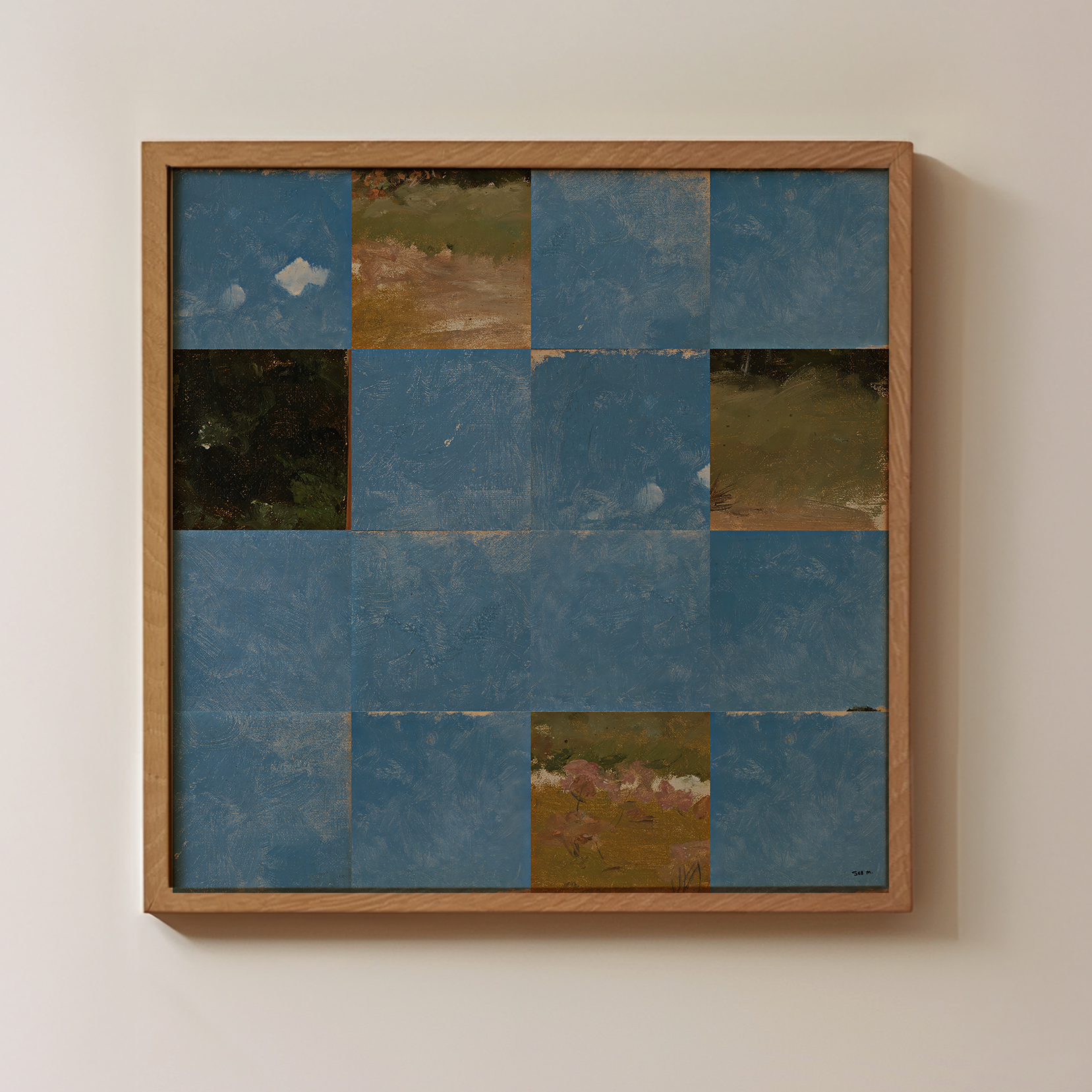 Sky Tiles Oversized wall art, poster large art vintage – Sandgrain