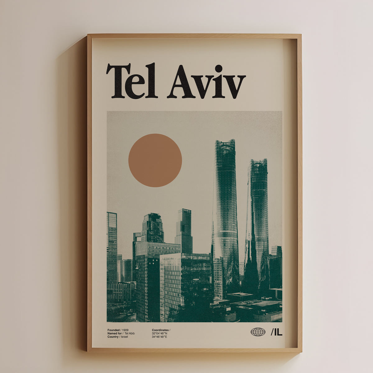 Tel Aviv Reiseplakat