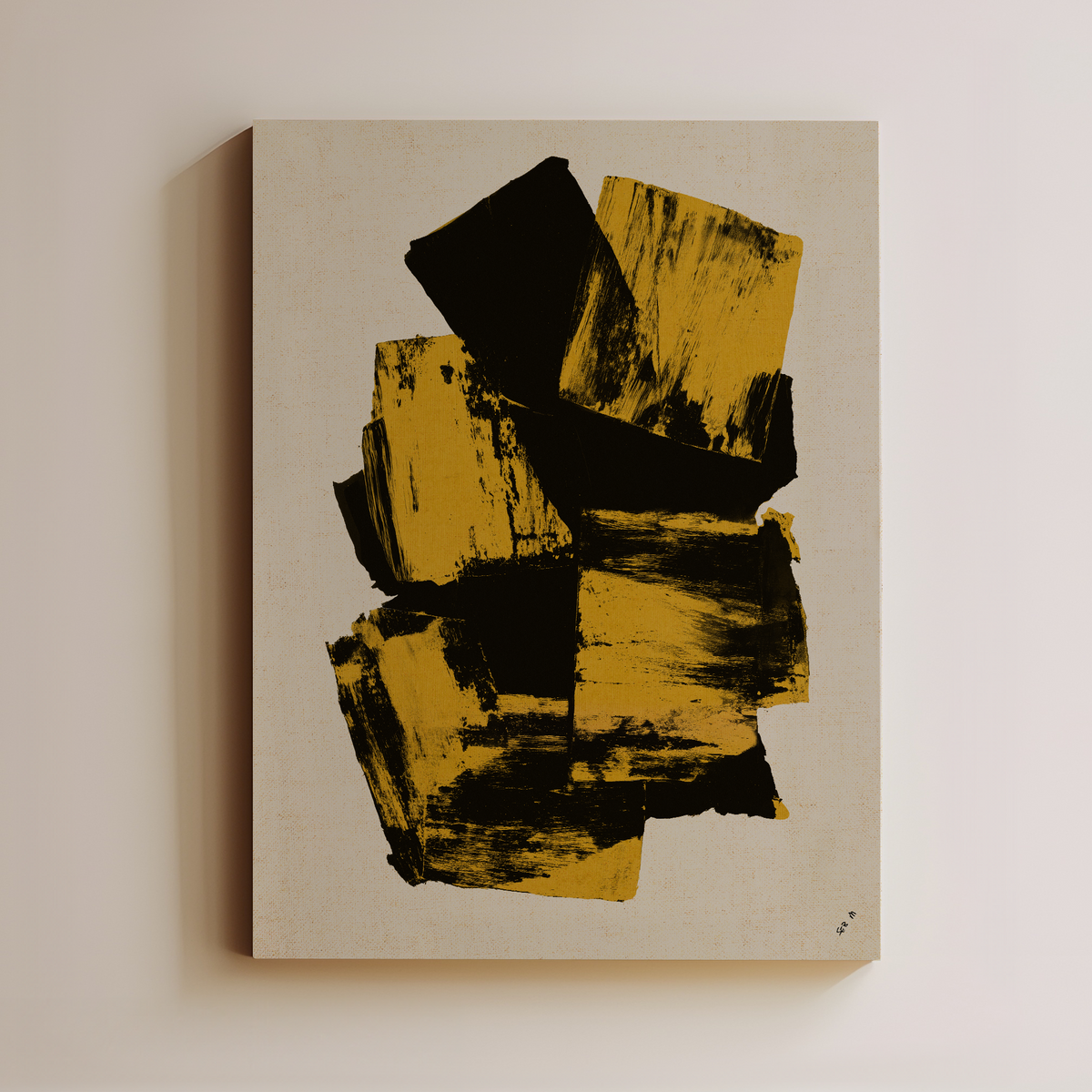 Unresolved canvas wall art by Seb Moran