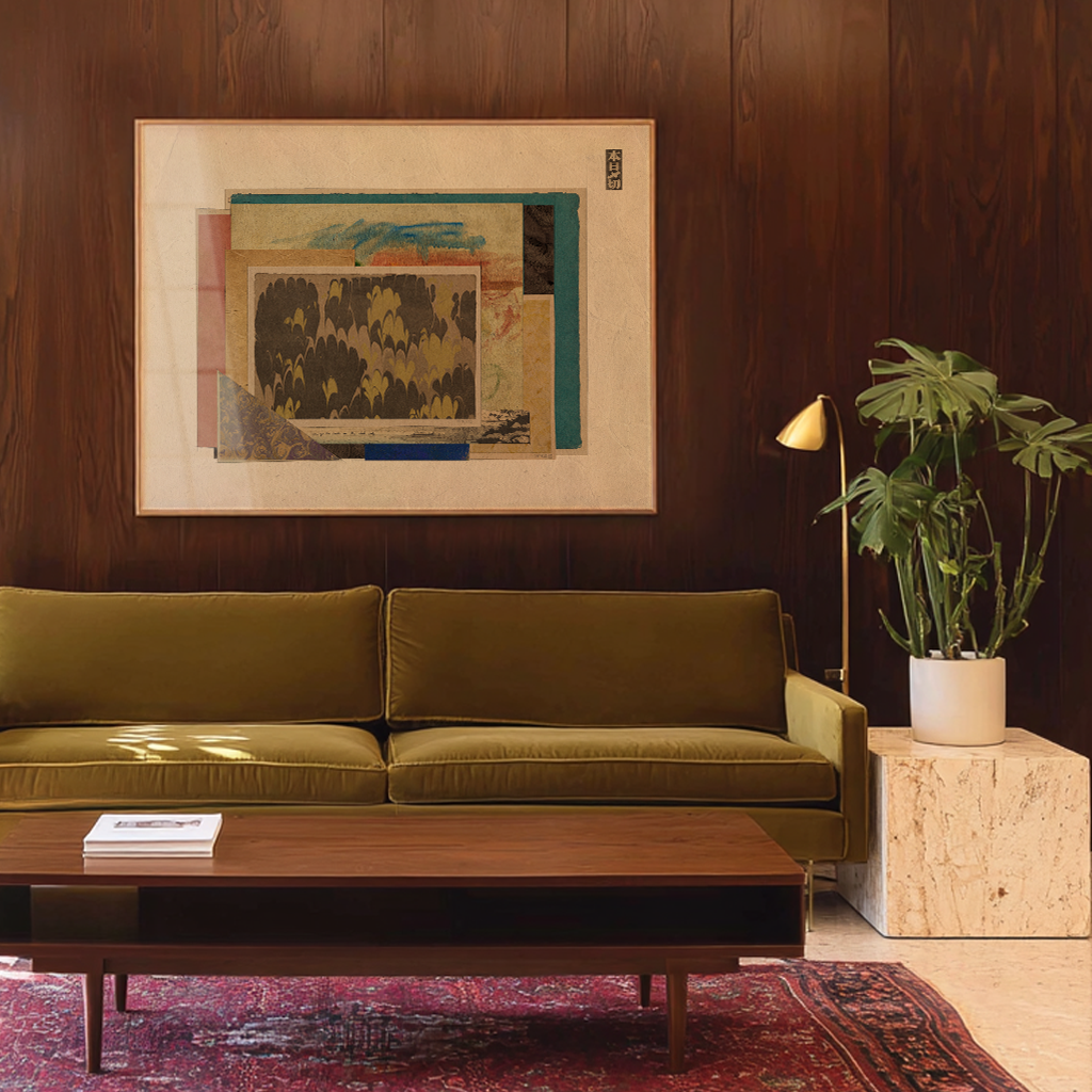 Against Your Waves by Seb M. - Japanese Collage