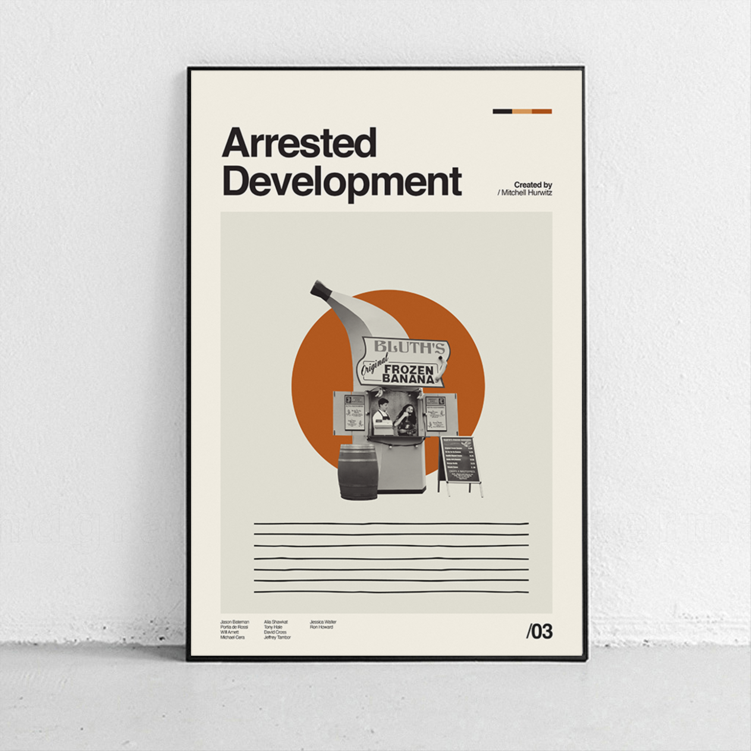 Arrested Development (2003)- Polaroid / Minimalist Poster em 2023