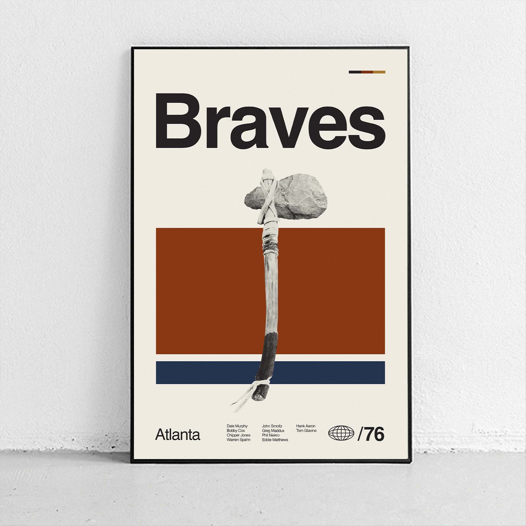 Atlanta Braves - A modern take on a timeless classic.