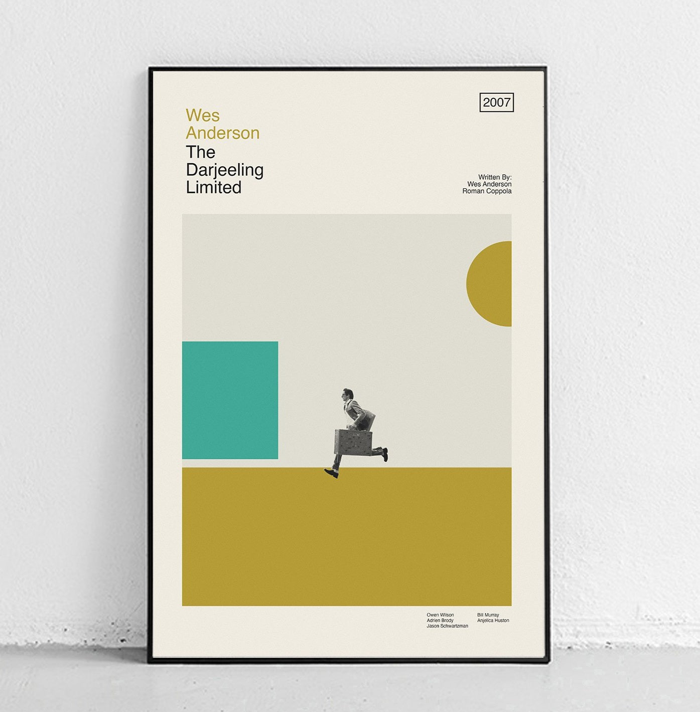 The Darjeeling Limited Wes Anderson Movie Poster Poster for Sale