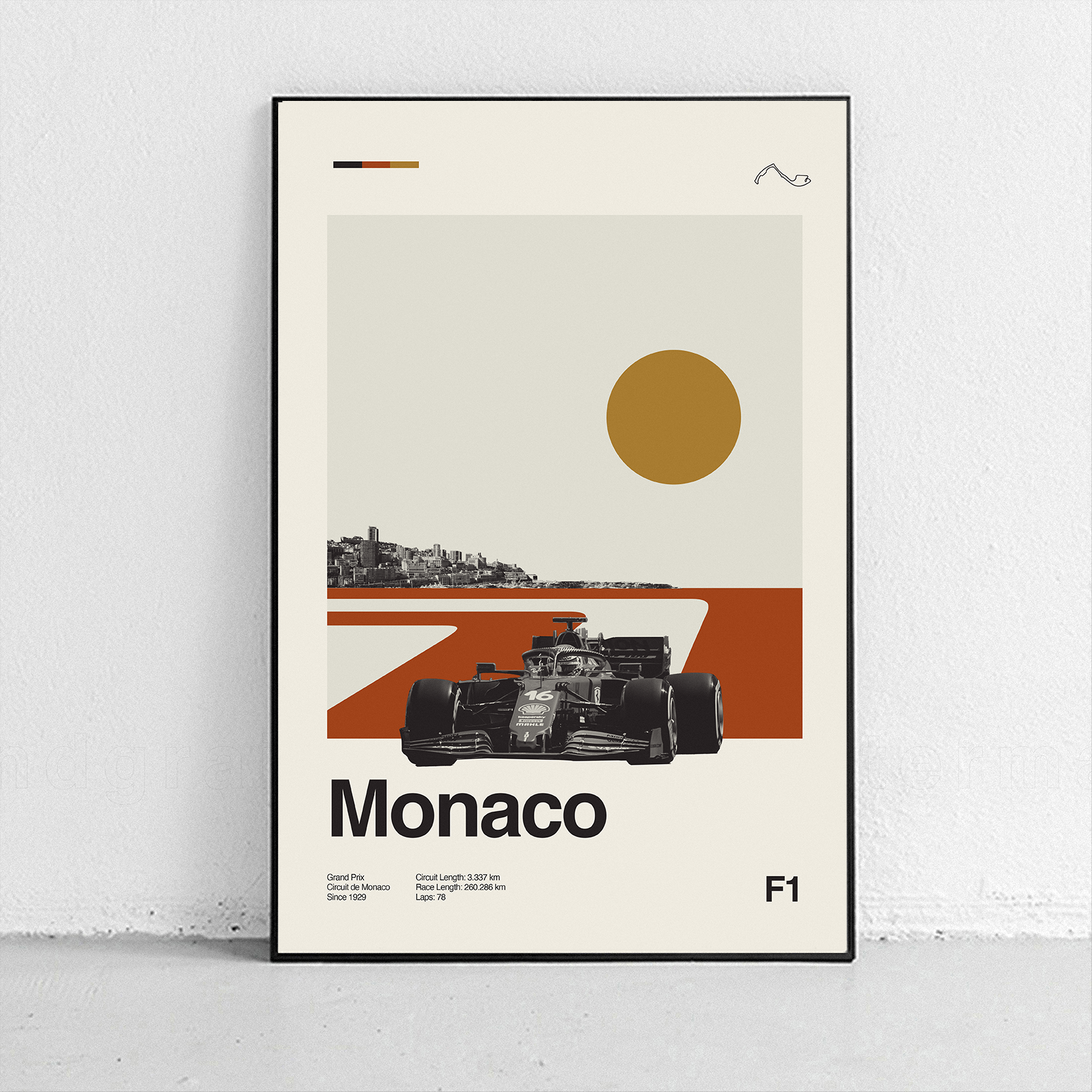 F1 Monaco - Formula One – Sandgrain Studio