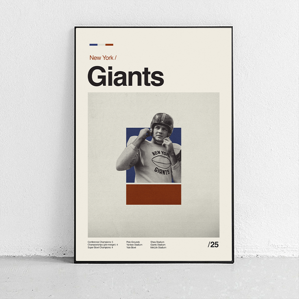 New York Giants – Sandgrain Studio