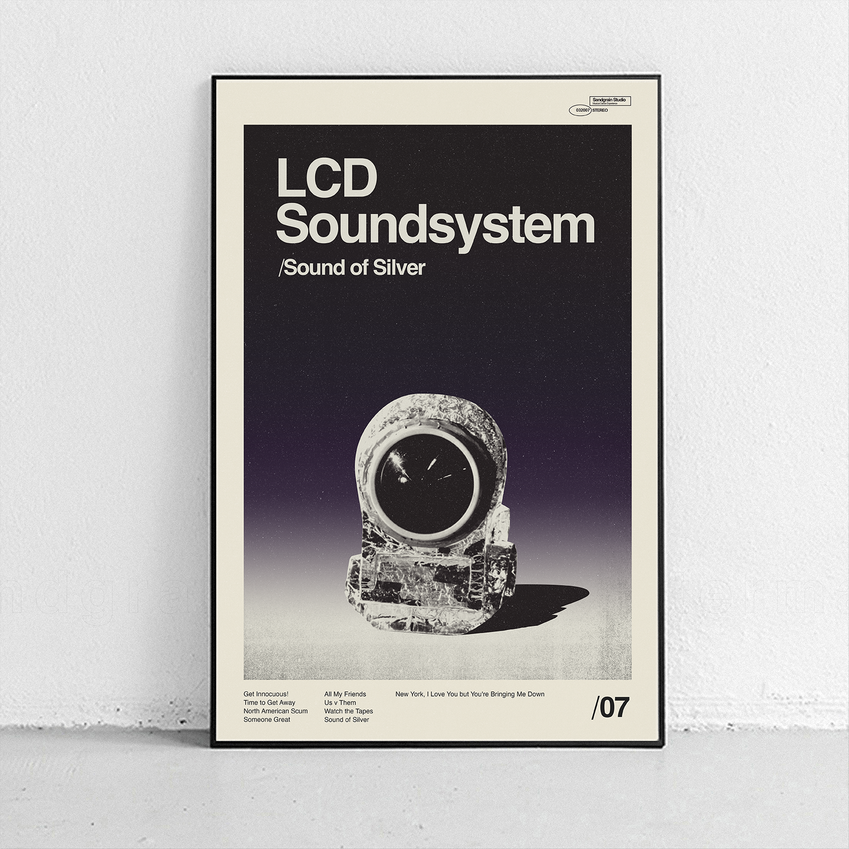 LCD-geluidssysteem - geluid van zilver