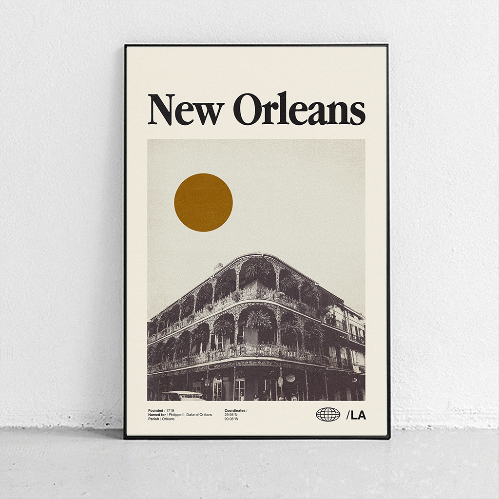 New Orleans Saints poster – Sandgrain Studio