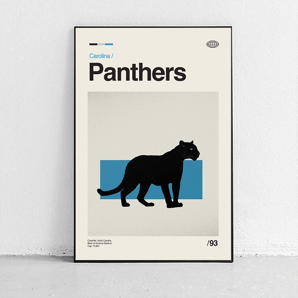 Carolina Panthers Poster - Bank of America Stadium