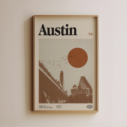 Austin Texas Wall Art