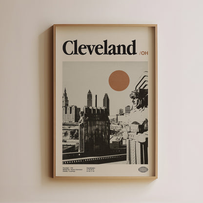 Cleveland Vintage Poster