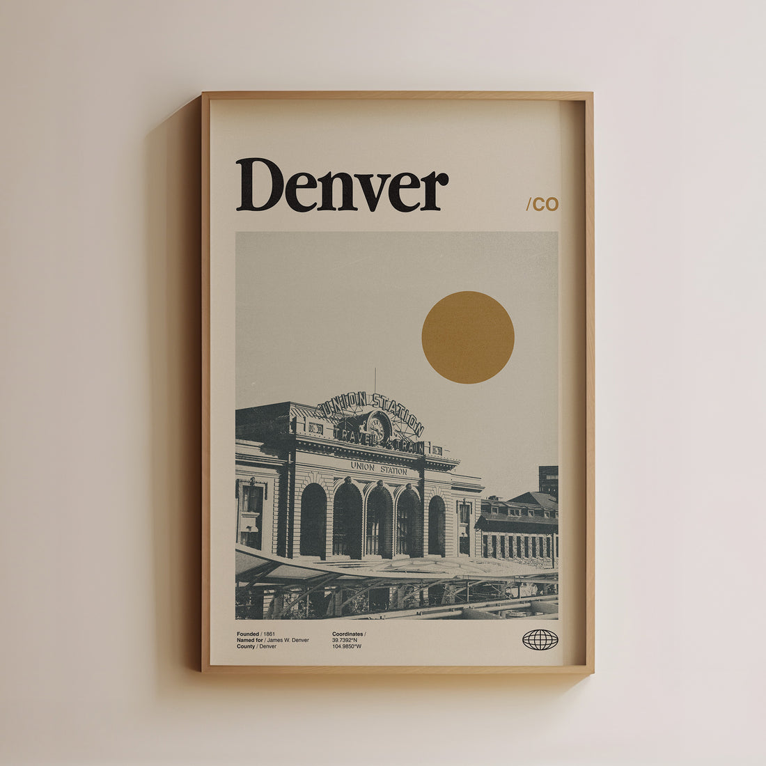 vinyage denver poster wall art