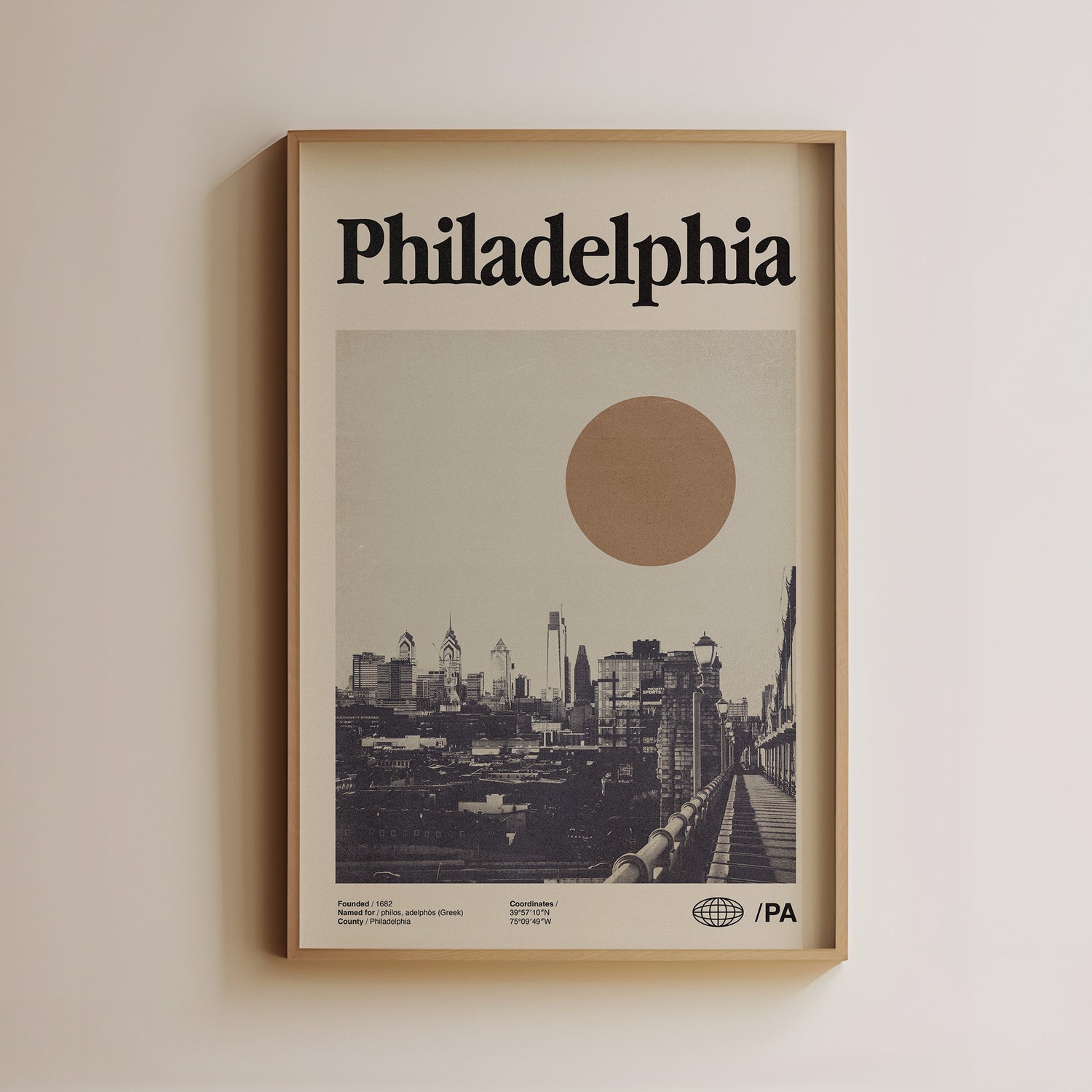 Vintage Travel Wall Art Philadelphia