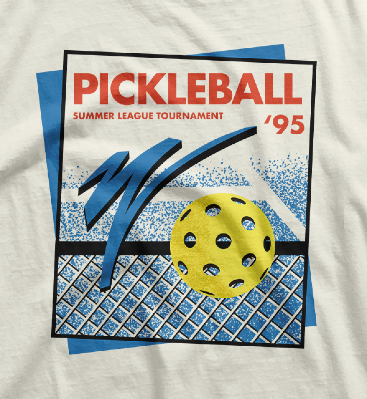 Pickleball 95 Shirt - vintage inspired- heavyweight tee