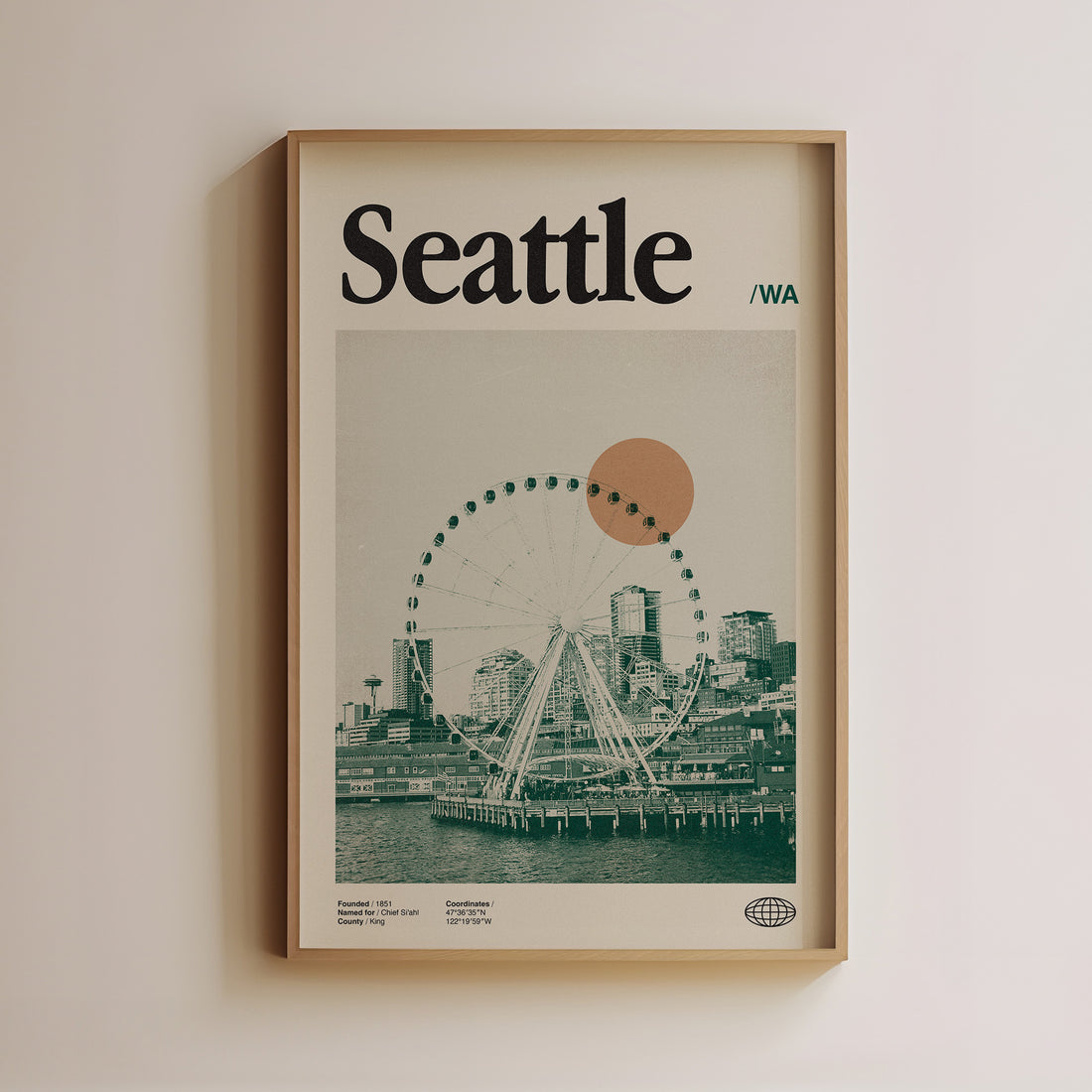 Seattle Vintage Poster