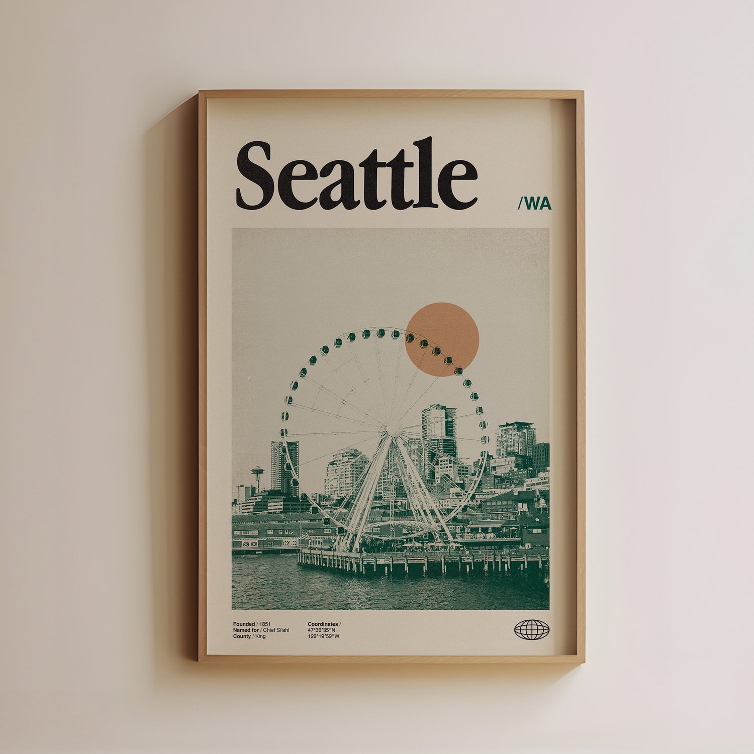 Seattle Vintage Poster
