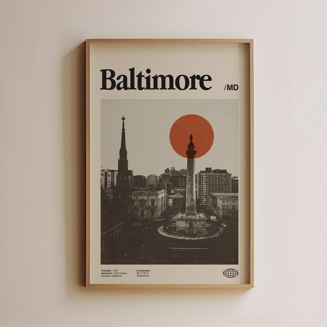 vintage baltimore poster