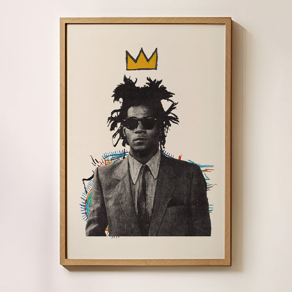 Jean-Michel Basquiat poster Midcentury Modern Art – Sandgrain Studio