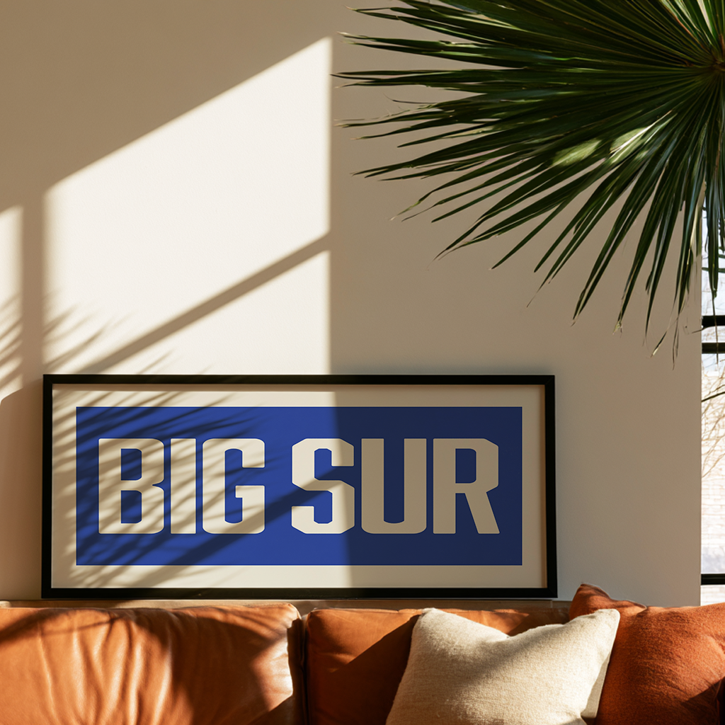 Big Sur Panneau de Signalisation