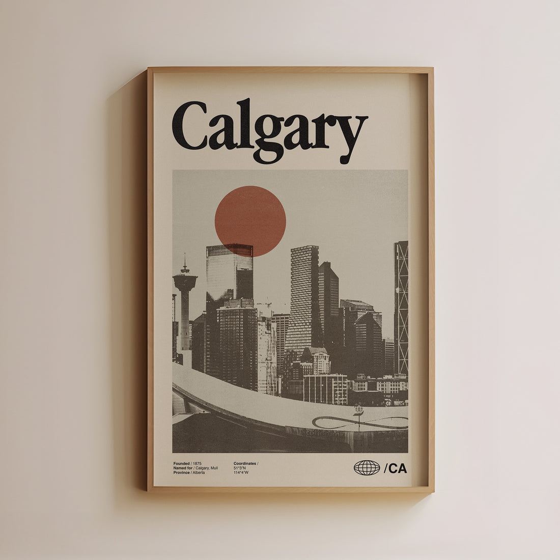 Vintage Calgary Poster
