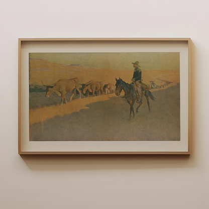 cowboy western wall art
