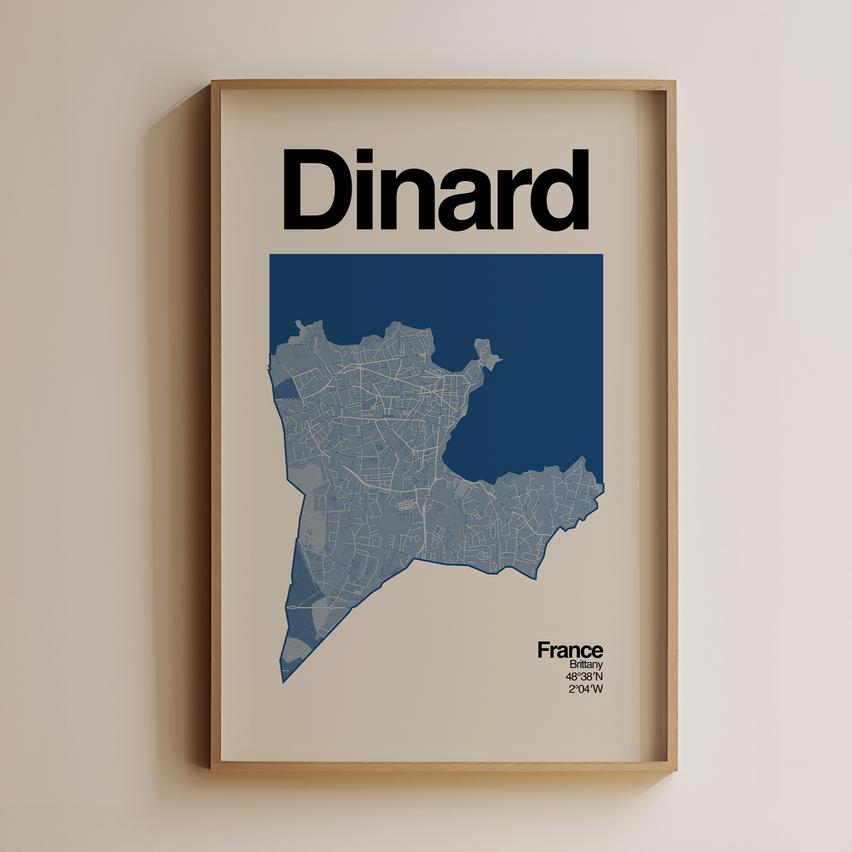 Dinard, Frankreich – Karte