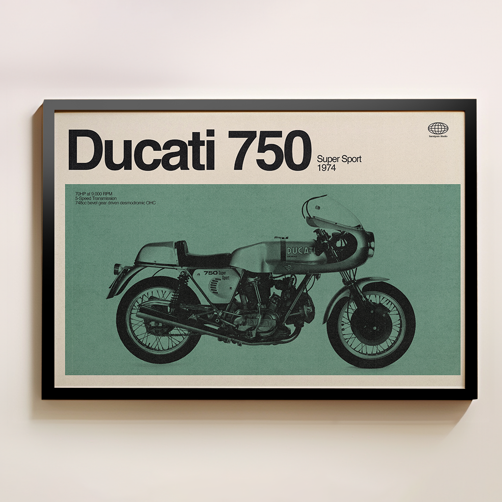 Ducati 750 Supersport uit 1974