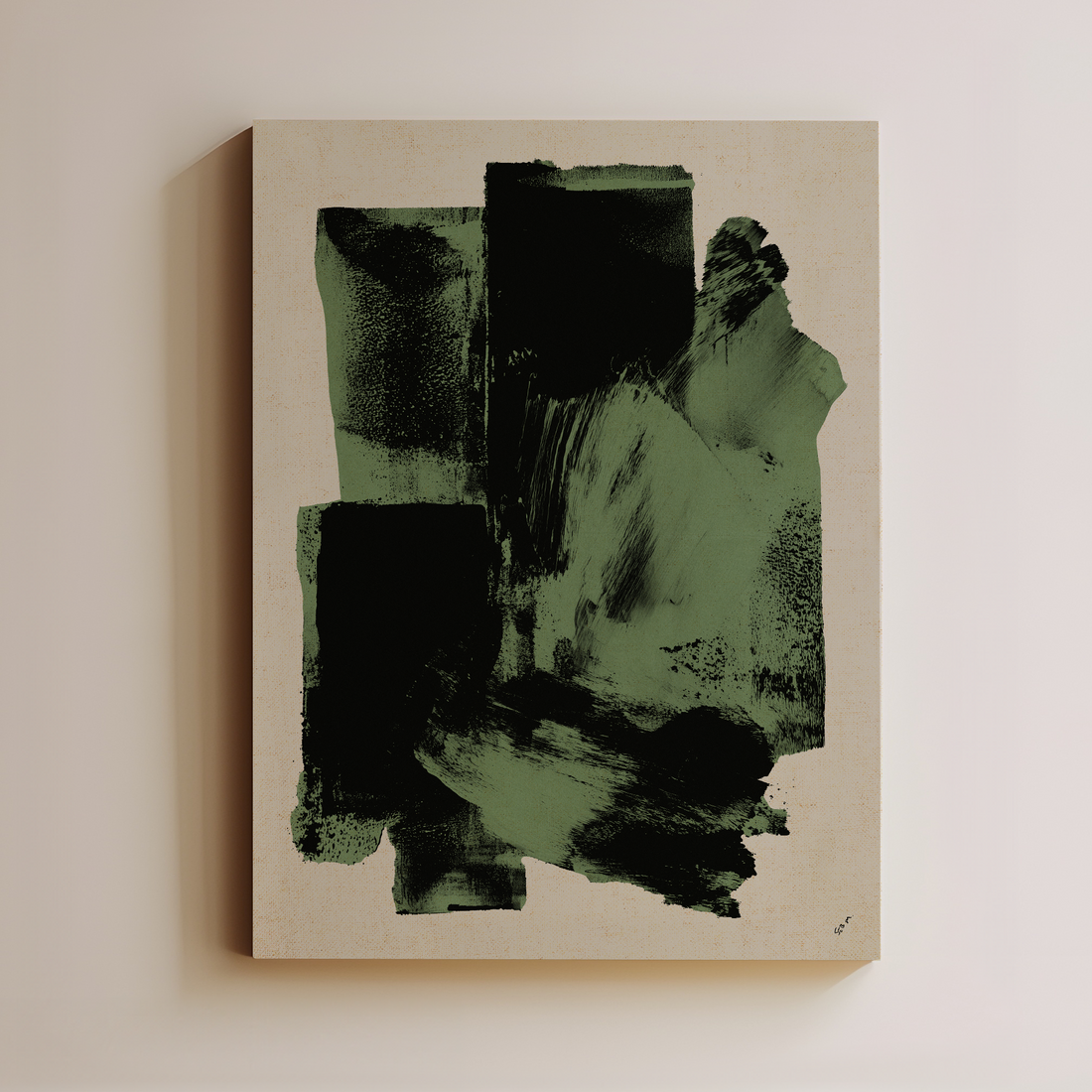 Erosion canvas wall art by Seb Moran
