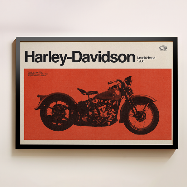 Triumph Bonneville 1959 poster midcentury modern – Sandgrain Studio