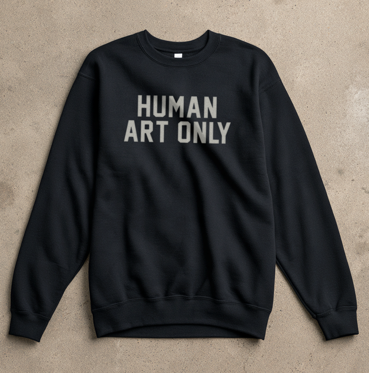 Human Art Only Varsity Schwerer Sweatshirt