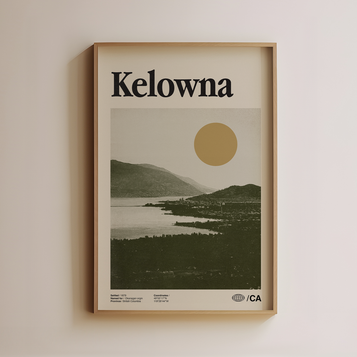 Kelowna-Reiseposter