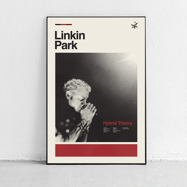 Linkin Park Poster Hybrid Theory wall art poster – Sandgrain Studio