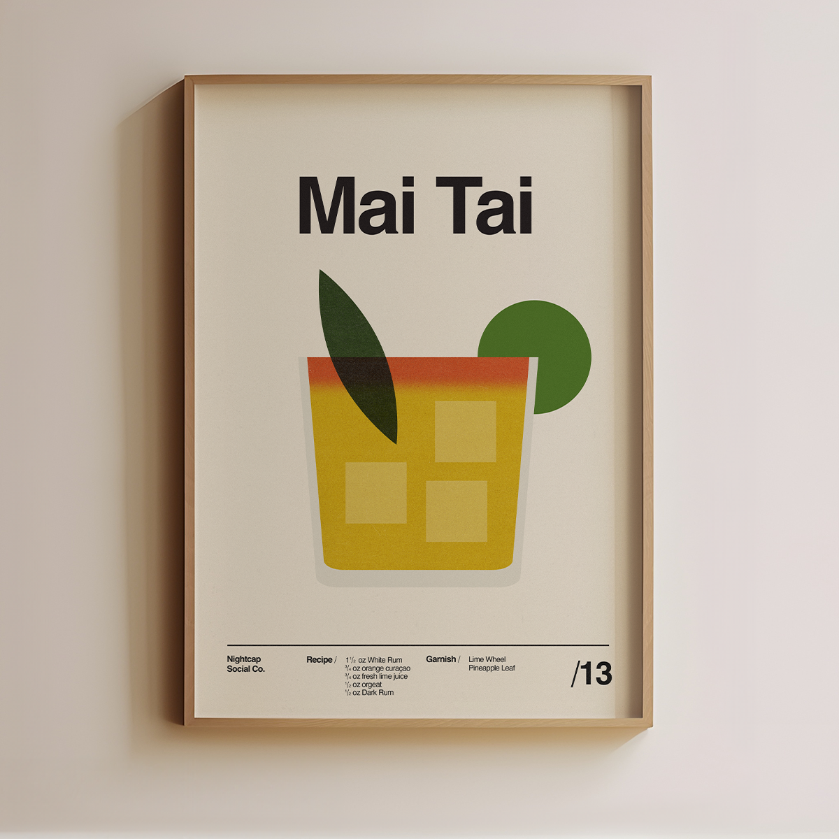 mai tai poster