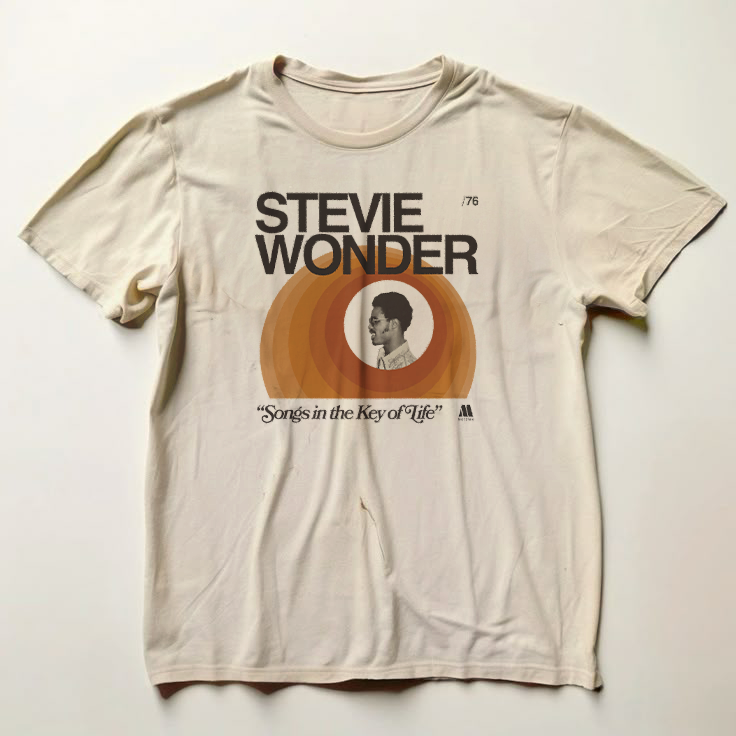 Stevie Wonder Tee Vintage Shirt