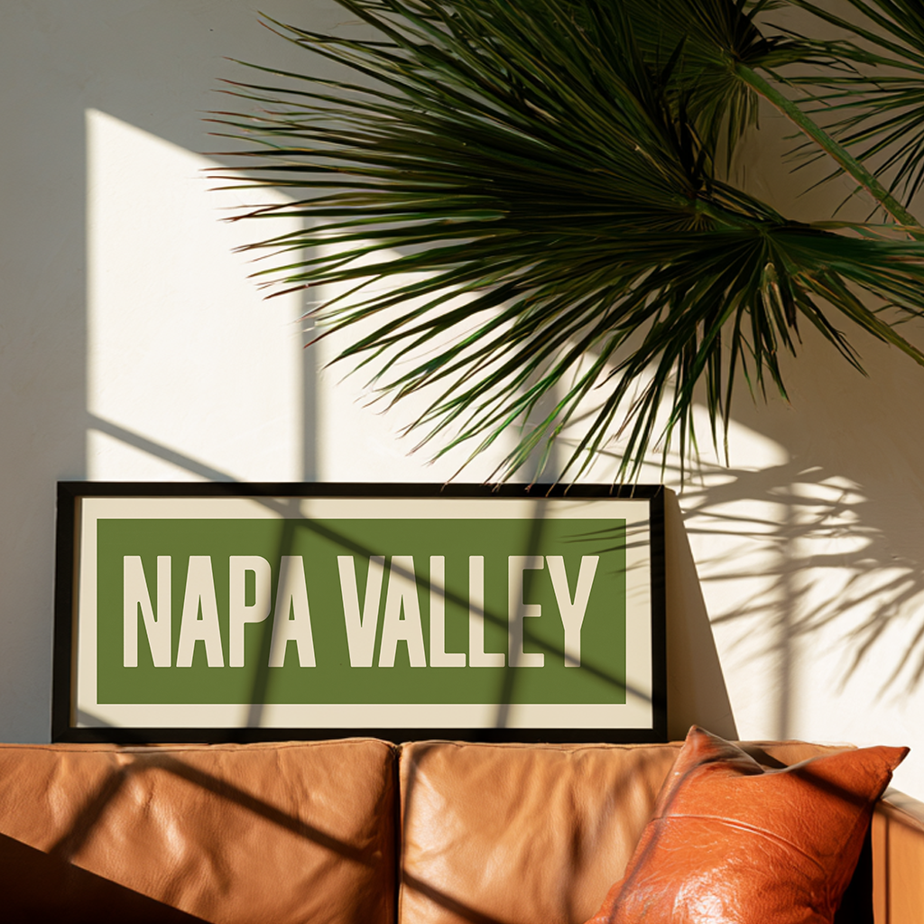 Panneau de la Napa Valley