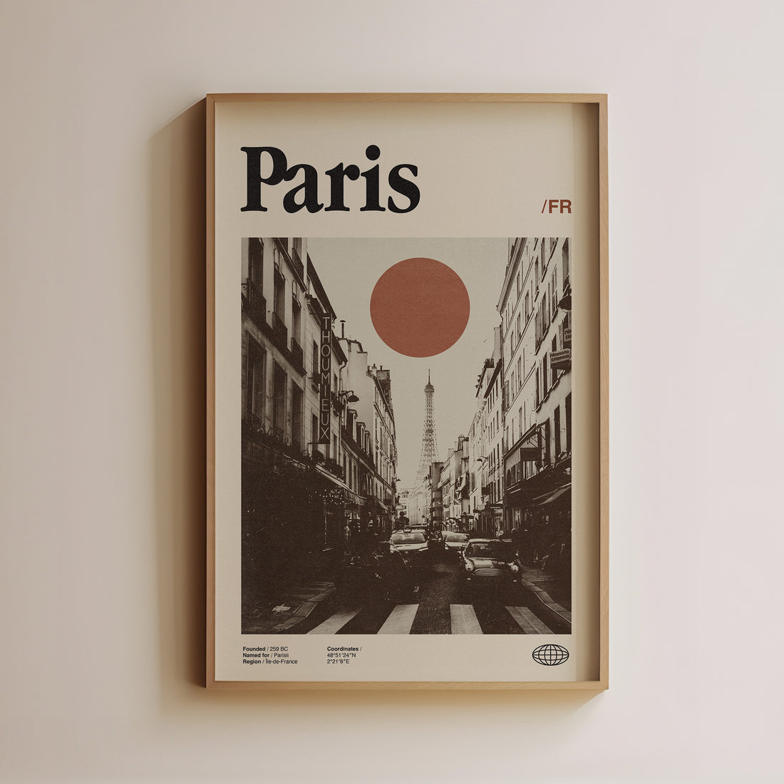 Vintage Paris Poster Wall Art