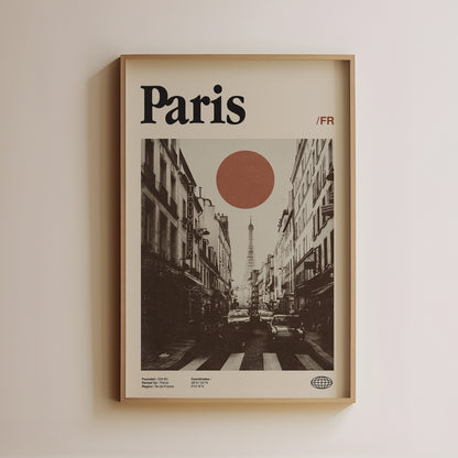 Vintage Paris Poster Wall Art