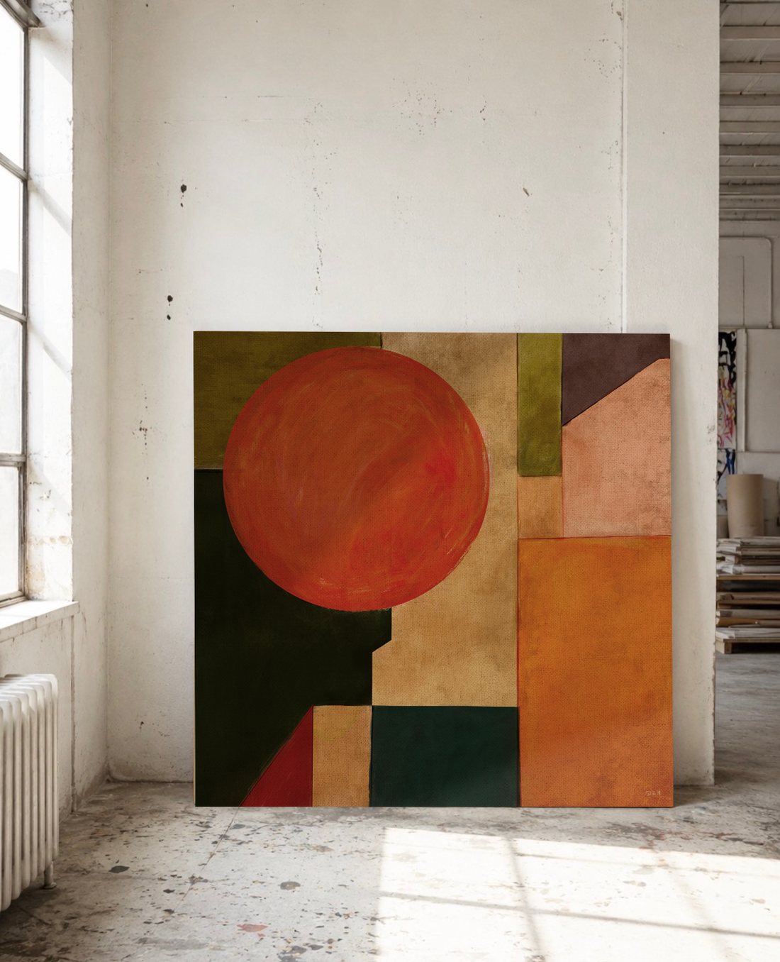 Rayos del Sol canvas wall art by Seb Moran