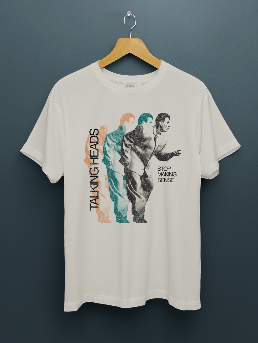 Talking Heads-shirt - Stop met het maken van zin