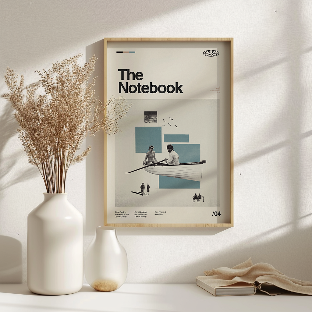 The Notebook Midcentury Modern Poster – Sandgrain Studio