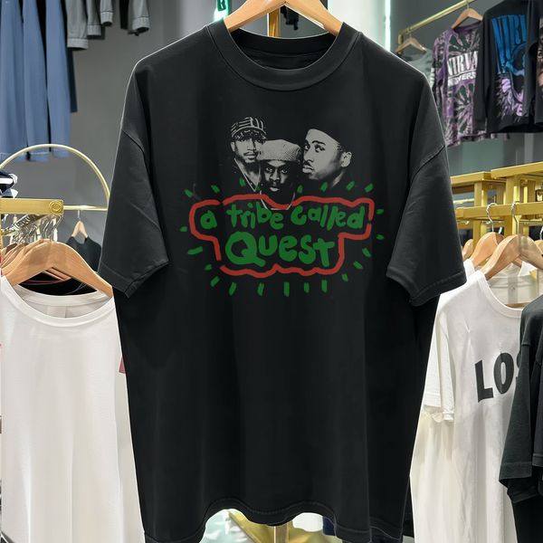 A Tribe Called Quest オーバーサイズTシャツ A Tribe Called Quest - vintage inspired tee – Sandgrain Studio