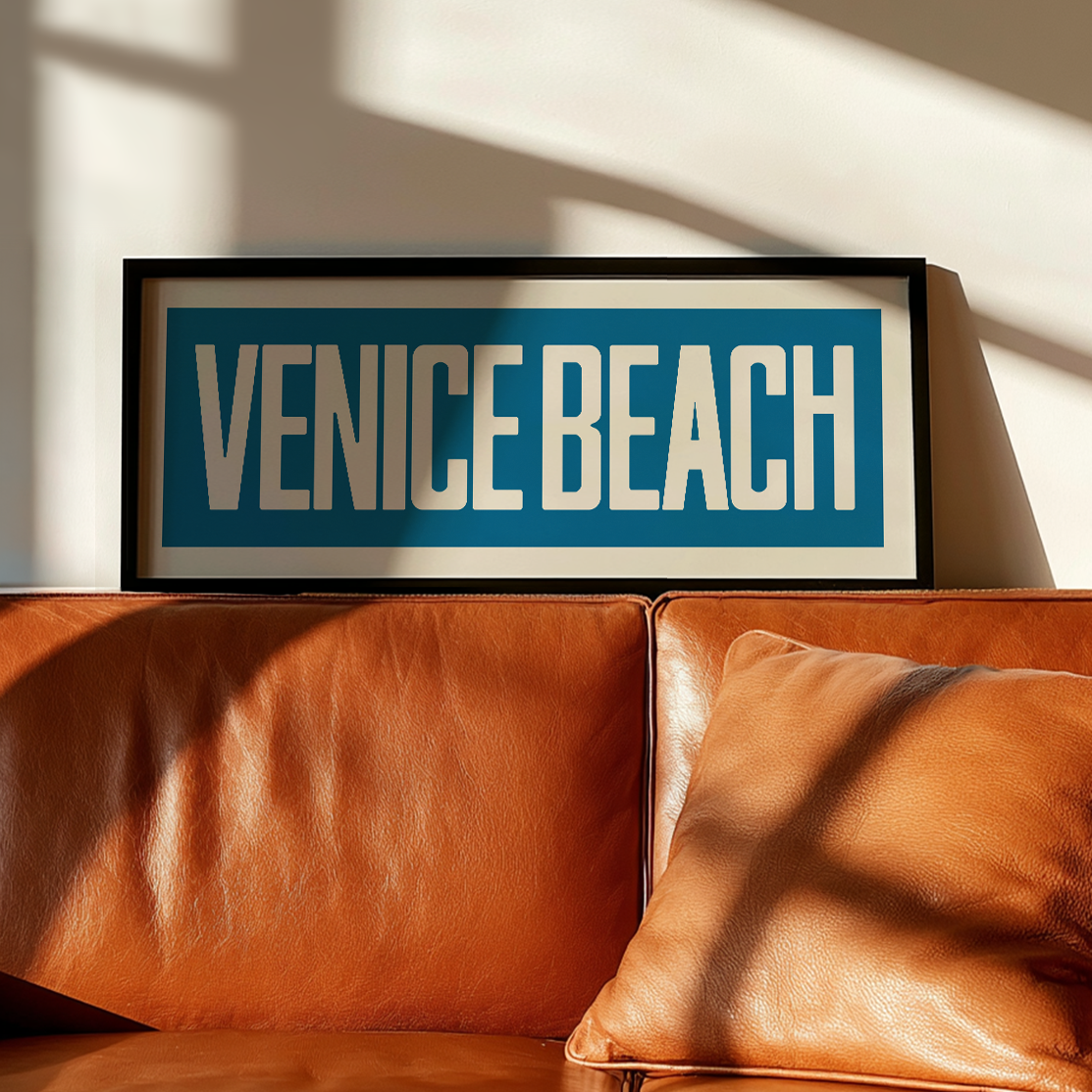 Venedig Strand Schild