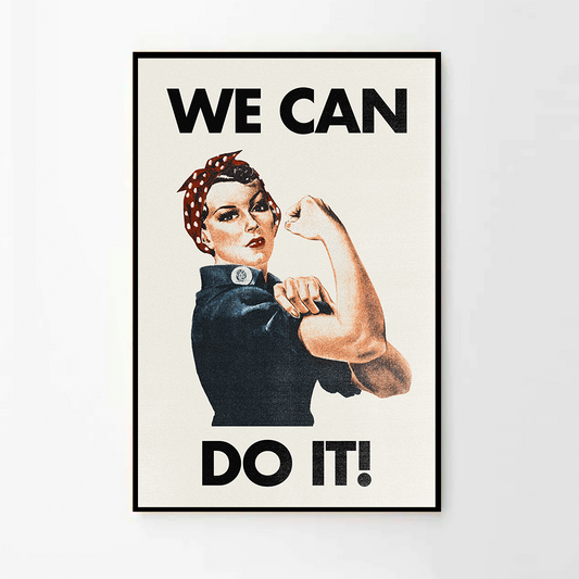 We Can Do It! Rosie Risograph