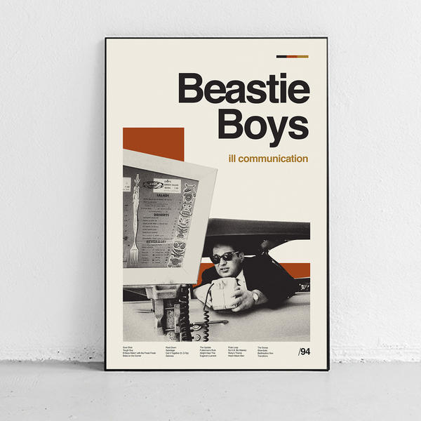 Beastie Boys ill communication - Midcentury Modern Home decor Beastie Boys ill communication - Midcentury Modern Home decor
