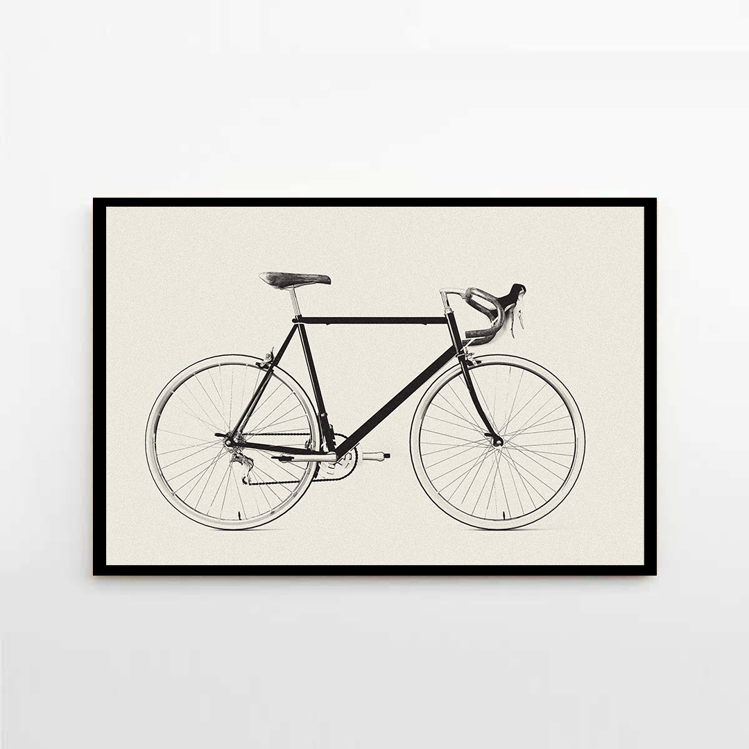 Bicycle Midcentury Modern Poster – Sandgrain Studio